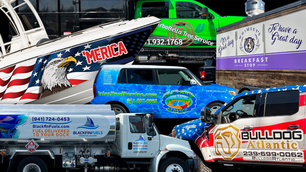 vehicle-wraps Commercial Sign Repair Lee County Florida